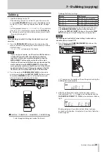 Preview for 39 page of Tascam CD-200SB Owner'S Manual