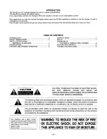 Предварительный просмотр 2 страницы Tascam CD-305 Owner'S Manual