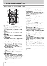 Предварительный просмотр 16 страницы Tascam CD-400U DAB Owner'S Manual