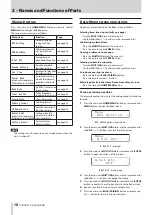 Предварительный просмотр 18 страницы Tascam CD-400U DAB Owner'S Manual