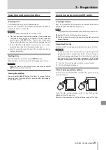 Preview for 21 page of Tascam CD-400U DAB Owner'S Manual
