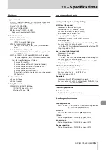 Предварительный просмотр 43 страницы Tascam CD-400U DAB Owner'S Manual