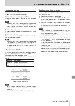 Preview for 69 page of Tascam CD-400U DAB Owner'S Manual