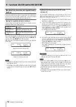 Предварительный просмотр 70 страницы Tascam CD-400U DAB Owner'S Manual