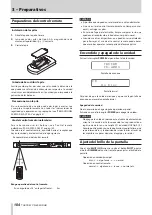 Предварительный просмотр 104 страницы Tascam CD-400U DAB Owner'S Manual