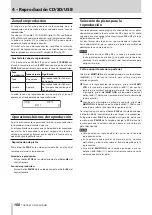 Preview for 108 page of Tascam CD-400U DAB Owner'S Manual