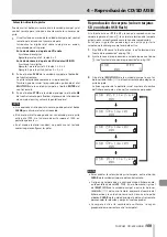 Предварительный просмотр 109 страницы Tascam CD-400U DAB Owner'S Manual