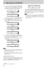 Preview for 110 page of Tascam CD-400U DAB Owner'S Manual