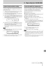 Предварительный просмотр 113 страницы Tascam CD-400U DAB Owner'S Manual