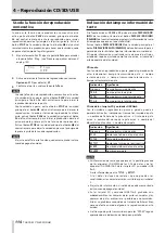 Preview for 114 page of Tascam CD-400U DAB Owner'S Manual