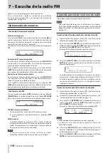 Предварительный просмотр 118 страницы Tascam CD-400U DAB Owner'S Manual