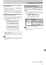 Preview for 119 page of Tascam CD-400U DAB Owner'S Manual