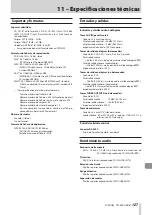 Preview for 127 page of Tascam CD-400U DAB Owner'S Manual