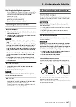 Предварительный просмотр 147 страницы Tascam CD-400U DAB Owner'S Manual