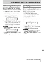 Preview for 155 page of Tascam CD-400U DAB Owner'S Manual