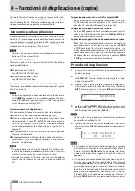 Предварительный просмотр 206 страницы Tascam CD-400U DAB Owner'S Manual