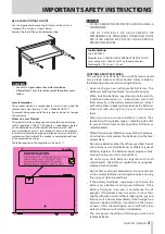 Preview for 3 page of Tascam CD-400U Owner'S Manual