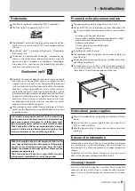 Preview for 9 page of Tascam CD-400U Owner'S Manual