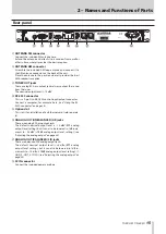 Preview for 15 page of Tascam CD-400U Owner'S Manual