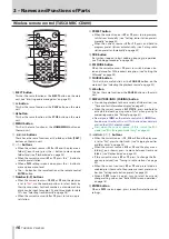 Preview for 16 page of Tascam CD-400U Owner'S Manual