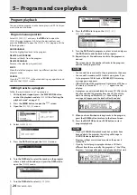 Предварительный просмотр 24 страницы Tascam CD-9010 Owner'S Manual