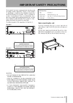 Preview for 5 page of Tascam CD-A550 Owner'S Manual