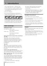 Preview for 10 page of Tascam CD-A550 Owner'S Manual