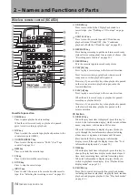 Preview for 14 page of Tascam CD-A550 Owner'S Manual