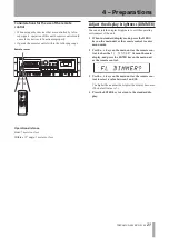 Preview for 21 page of Tascam CD-A550 Owner'S Manual