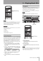 Preview for 23 page of Tascam CD-A550 Owner'S Manual