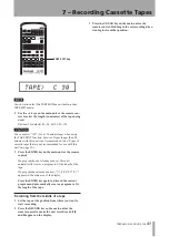 Preview for 41 page of Tascam CD-A550 Owner'S Manual