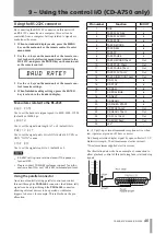 Preview for 45 page of Tascam CD-A550 Owner'S Manual