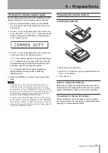 Preview for 19 page of Tascam CD-A550mkII Owner'S Manual