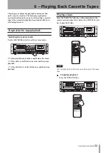 Предварительный просмотр 33 страницы Tascam CD-A550mkII Owner'S Manual