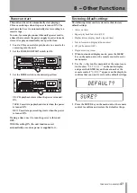 Preview for 41 page of Tascam CD-A550mkII Owner'S Manual