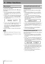 Preview for 42 page of Tascam CD-A550mkII Owner'S Manual