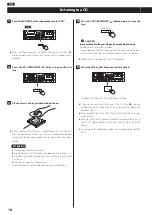 Предварительный просмотр 18 страницы Tascam CD-A580 Owner'S Manual