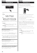 Preview for 20 page of Tascam CD-A580 Owner'S Manual