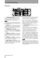 Preview for 8 page of Tascam CD-D1X4 Owner'S Manual