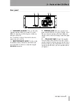 Preview for 9 page of Tascam CD-D1X4 Owner'S Manual