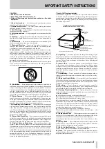 Preview for 3 page of Tascam CD-D4000 MKII Owner'S Manual