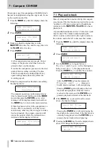 Preview for 10 page of Tascam CD-D4000 MKII Owner'S Manual