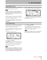 Preview for 19 page of Tascam CD-DJ1 Owner'S Manual