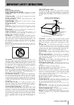 Preview for 3 page of Tascam CD-RW4U Owner'S Manual