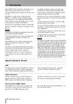 Preview for 6 page of Tascam CD-RW4U Owner'S Manual