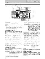 Preview for 8 page of Tascam CD-X1700 Owner'S Manual