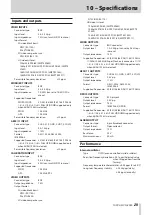 Preview for 29 page of Tascam CG-2000 Owner'S Manual