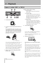 Preview for 12 page of Tascam D00935220B Owner'S Manual