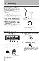 Preview for 20 page of Tascam D00935220B Owner'S Manual