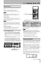 Preview for 25 page of Tascam D01086320A Owner'S Manual